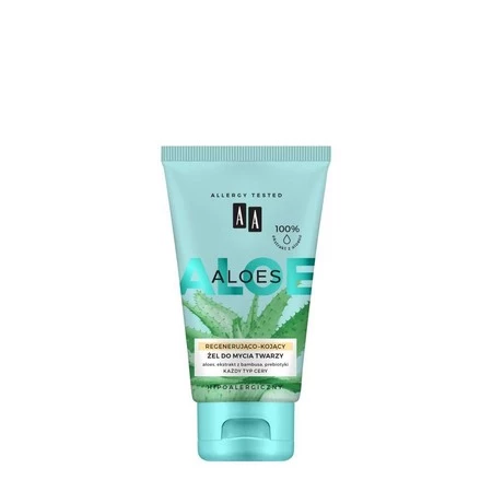Aloes 100% Aloe Vera Extract żel do mycia twarzy regenerująco - kojący 150ml