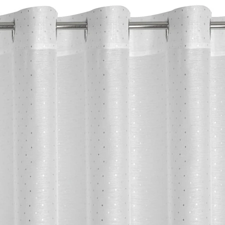 FIRANA GOTOWA SIBEL 140 X 250 CM BIAŁY