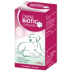 Omni-Biotic®  Cat & Dog probiotyk dla psa i kota 60g