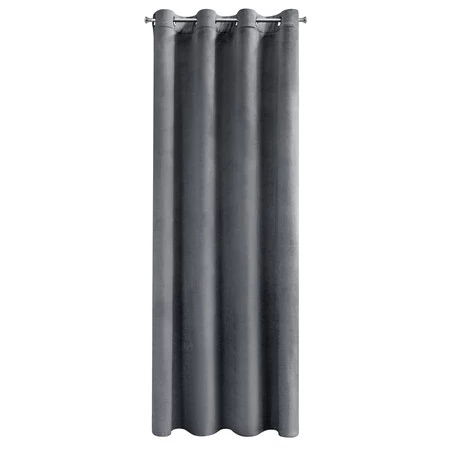 ZASŁONA GOTOWA MELANIE 140 X 250 CM GRAFITOWY