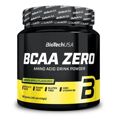 BioTech USA BCAA ZERO Aminokwasy 360 g smak zielone jabłko