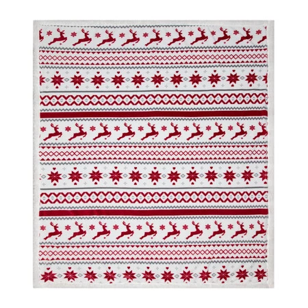 KOC ŚWIĄTECZNY KOC15 150 X 200 CM BIAŁY