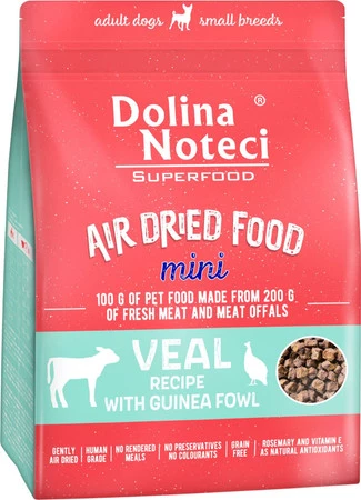 DOLINA NOTECI Superfood Mini Danie Cielęcina Perliczka 1kg