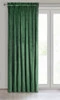 ZASŁONA GOTOWA MELANIE NA TAŚMIE 140 X 270 CM CIEMNOZIELONY
