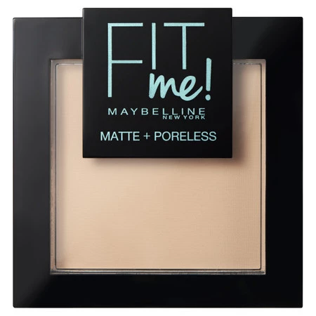 Fit Me Matte Poreless Pressed Powder puder matujący do twarzy w kompakcie 105 Natural Ivory 9g