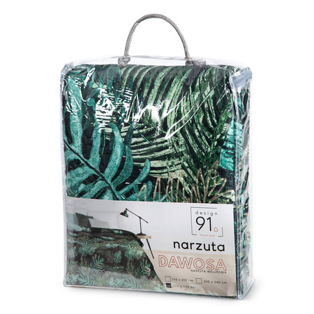 NARZUTA D91 DAWOSA 170 X 210 CM CZARNY
