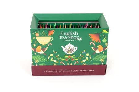 English Tea Shop, Zielony kalendarz adwentowy z herbatami, 25 saszetek