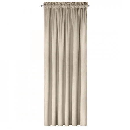 ZASŁONA GOTOWA MELANIE NA TAŚMIE 140 X 270 CM JASNOBEŻOWY