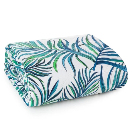 NARZUTA D91 PALMS 02 200 X 220 CM BIAŁY