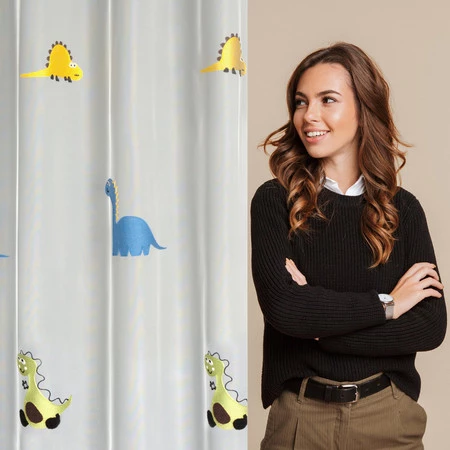 FIRANA GOTOWA DINO 140 X 250 CM BIAŁY