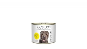 Zestaw 10x DOG'S LOVE Huhn - kurczak z gruszką, komosą ryżową i marchewką (200g)
