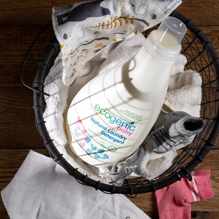 Ecogenic Baby, Hipoalergiczny płyn do prania ubranek dziecięcych, bezzapachowy, 1000 ml