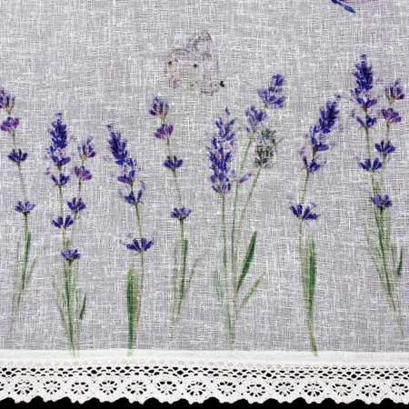 FIRANA GOTOWA ELLA NA TAŚMIE 150 X 30 CM BIAŁY