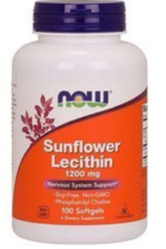 Lecytyna słonecznikowa 1200 mg non GMO (100 kaps.)