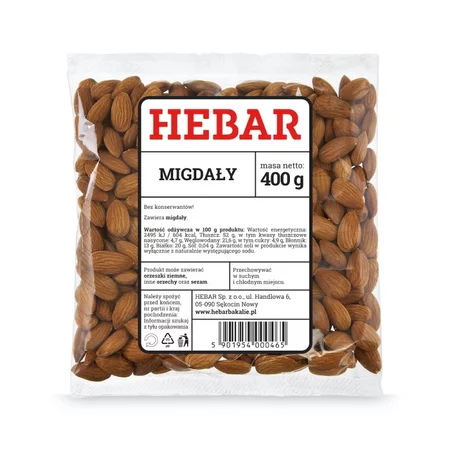 Hebar Migdały 400 g