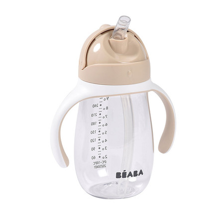Beaba Bidon niekapek ze słomką tritanowy 300 ml Clay Earth