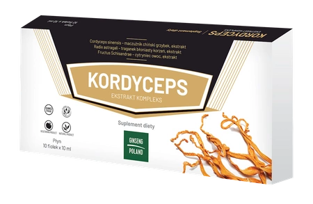 Ginseng Poland − Kordyceps ekstrakt kompleks − 10 x 10 ml