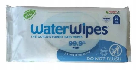  WaterWipes BIO - Chusteczki nawilżane wodne - 12x60szt.