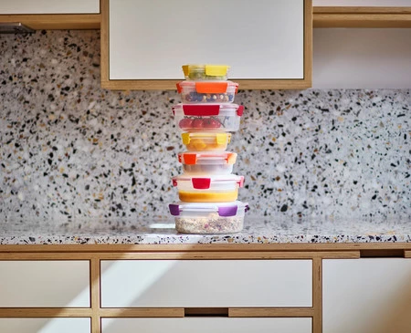 JJ-Zestaw 8 pojemników 16el. Nest Lock