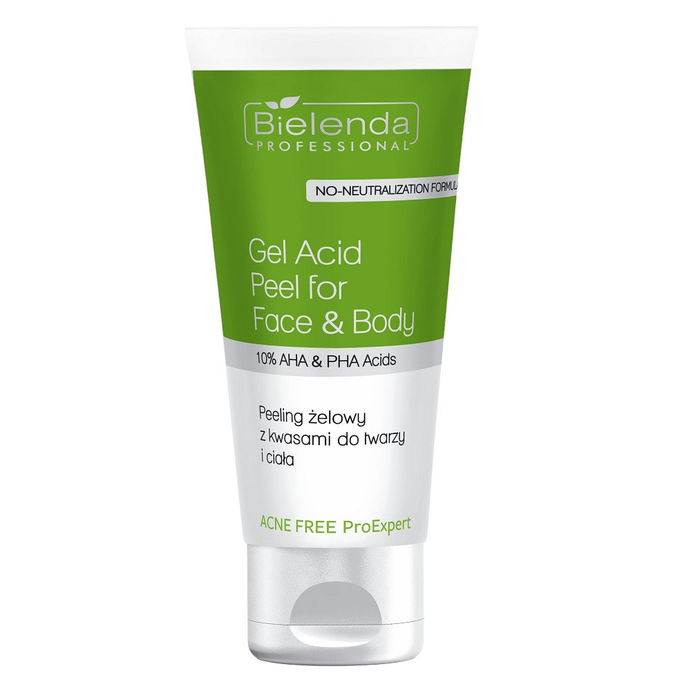 Acne Free ProExpert peeling żelowy z kwasami do twarzy i ciała 150ml - Nabea.pl