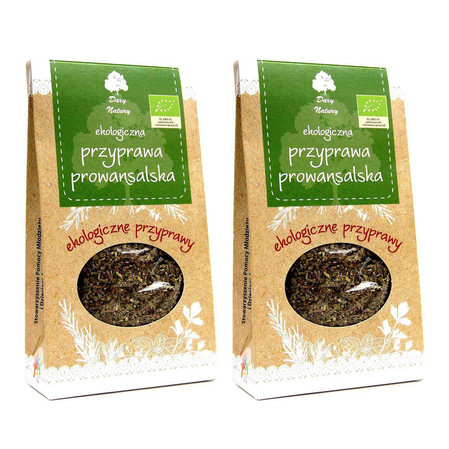 Zestaw: 2x Dary Natury − Przyprawa prowansalska BIO − 20 g