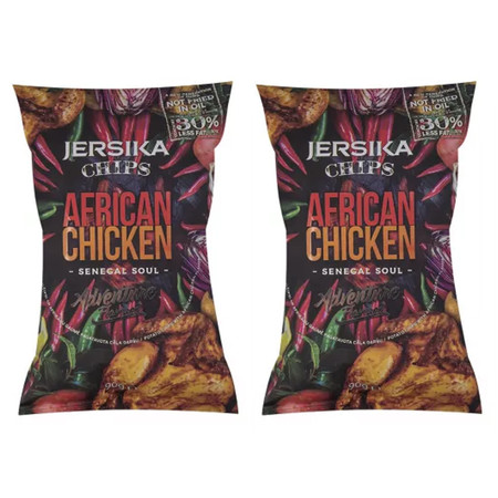 Zestaw 2x Chipsy ziemniaczane o smaku ostrego kurczaka 90 g