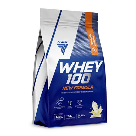 Trec WHEY 100 New Formula Premium Białko 700g smak krem vanilia