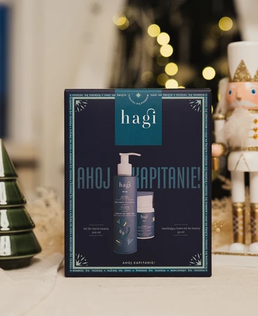 Hagi - Xmas Zestaw Ahoj Kapitanie Żel do mycia twarzy 200ml+Krem-żel nawilżajacy 50ml