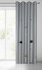 ZASŁONA GOTOWA ALVIN 140 X 250 CM SREBRNY