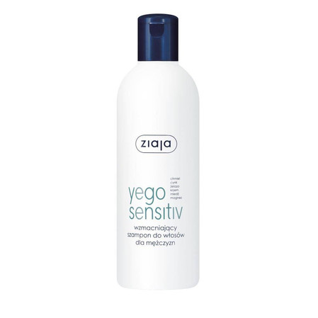 Ziaja Yego, Sensitiv wzmacniający szampon do włosów dla mężczyzn 300ml