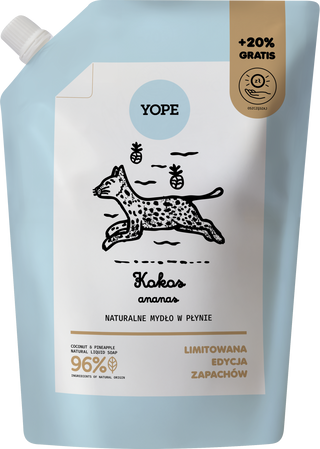 Yope Refil Mydło w Płynie Kokos Ananas 600ml