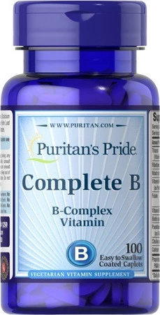 Puritan’s Pride Vitamin B-Complex kompleks witaminy B 100 tabl.
