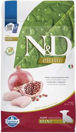 FARMINA ND DOG PRIME Chicken Pomegranate Puppy Mini 800g