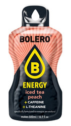 Bolero Energy Iced Tea Brzoskwiniowa 7g napój w proszku ze stewią KRÓTKA DATA 2026-07-12