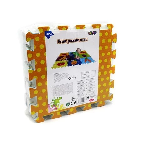 Puzzle piankowe 9el Owoce 803933