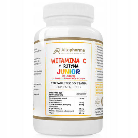 Altopharma Complex C Junior Produkt 120 tabl. vege - Nabea.pl