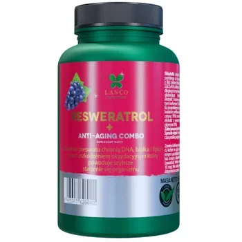 Lanco Nutritions Resweratrol+ Anti-Aging Combo 60 kaps