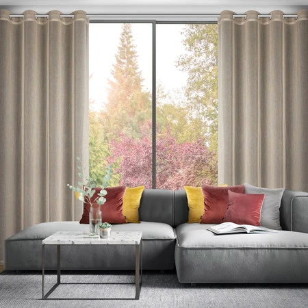 ZASŁONA GOTOWA ADELA 140 X 250 CM BEŻOWY