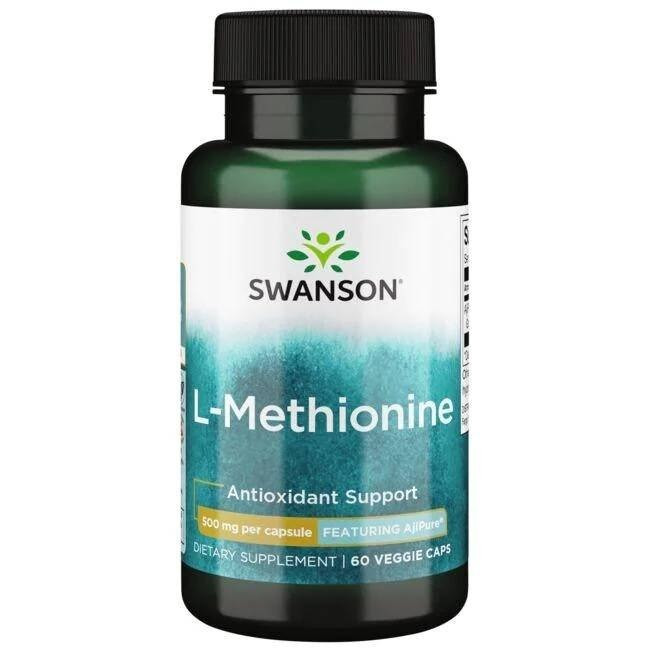 AjiPure L-metionina 500 mg (60 kaps.) - Nabea.pl