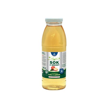 Sok z brzozy z jabłkiem bez dodatku cukru 300 ml