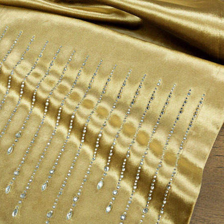 OBRUS ROYAL 3 35 X 220 CM ZŁOTY