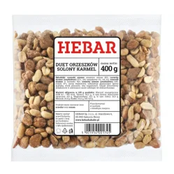 Hebar Duet Orzeszków Solony Karmel 400 g KRÓTKA DATA 2026-08-31
