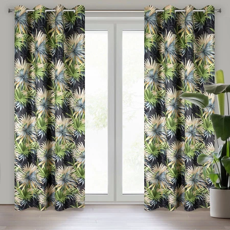ZASŁONA GOTOWA INGRID 140 X 250 CM ZIELONY