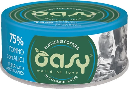 OASY Cat More Love Tuna Anchovies Tuńczyk Anchois 70g