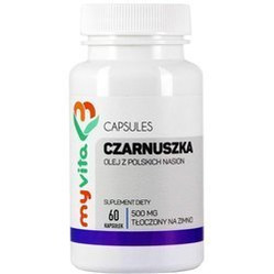 Myvita Olej Z Czarnuszki 500Mg 60 K Odporność