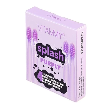 VITAMMY splash purply Końcówki do szczoteczki sonicznej