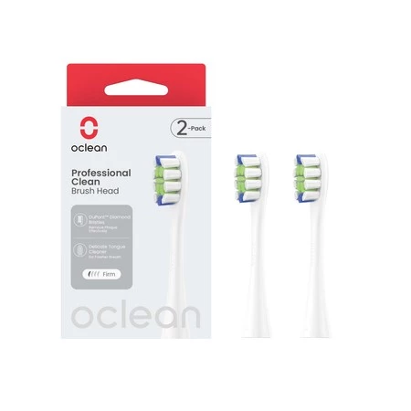 OCLEAN KOŃCÓWKI Professional Clean 2szt. BIAŁY P1C1 W02