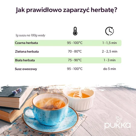 PUKKA, Herbata LOVE (rumianek, róża, lawenda)