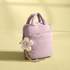 Lassig Plecak dla dziecka mini kwadratowy Minoa crinkled nylon powder rose