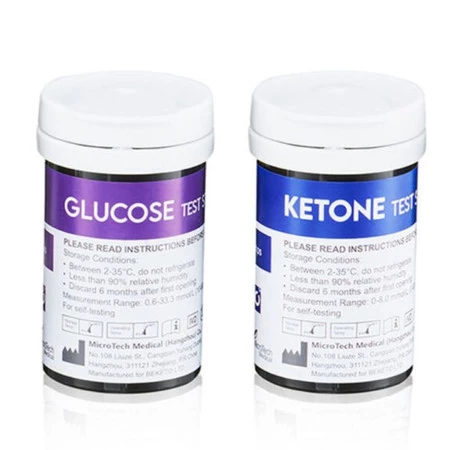 BeKeto GluKeto Meter Zestaw Startowy do pomiaru glukozy i ketonów w 5 sek.
